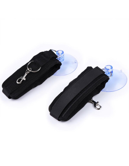 LATETOBED Adjustable Anklecuffs z przyssawkami – mankiety na kostki
