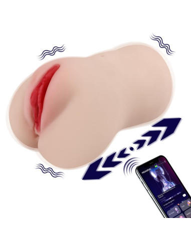 XISE Eliza — Masturbator z wibracją, pchnięciami i aplikacją