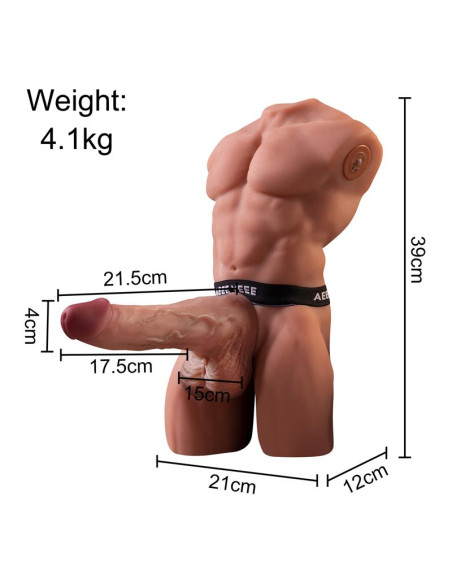 XISE Ely Torso – interaktywny manekin z odłączanym dildo