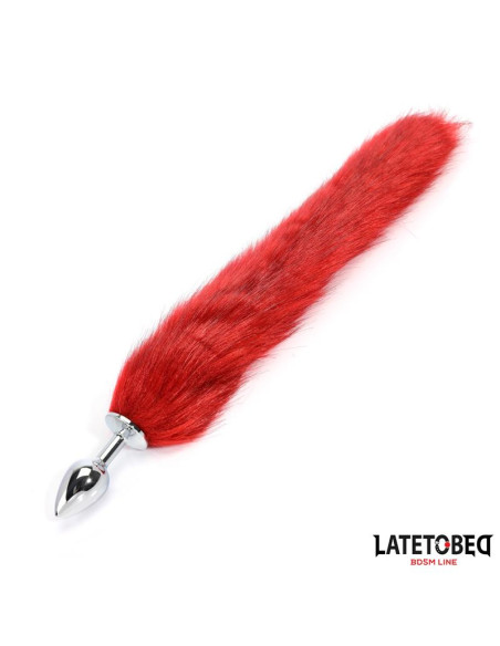 LATETOBED korek analny z ogonem 40 cm — elegancki i dyskretny