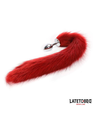 LATETOBED korek analny z ogonem 40 cm — elegancki i dyskretny