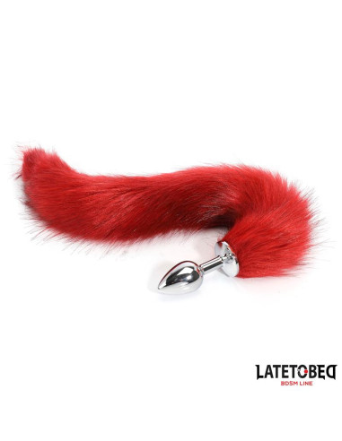 LATETOBED korek analny z ogonem 40 cm — elegancki i dyskretny