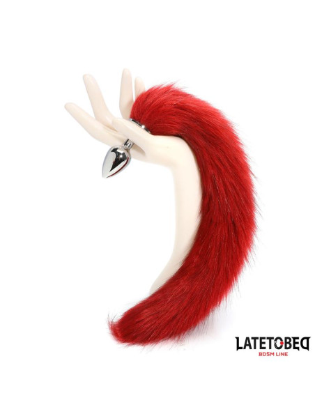 LATETOBED korek analny z ogonem 40 cm — elegancki i dyskretny