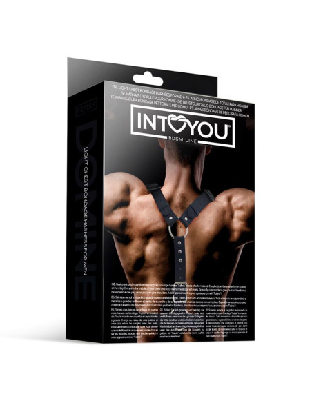 Fabrio — męska uprząż z eko-skóry INTOYOU