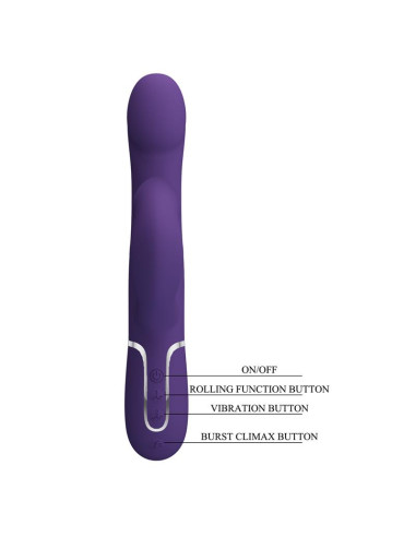 PrettyLove Falin Rolling Vibrator USB — elegancki rabbit z Boost