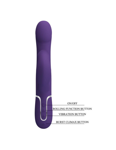 PrettyLove Falin Rolling Vibrator USB — elegancki rabbit z Boost