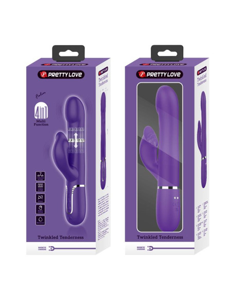 PrettyLove Falin Rolling Vibrator USB — elegancki rabbit z Boost