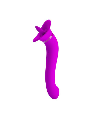 PrettyLove Faust — masażer z lizaniem i wibracją, USB