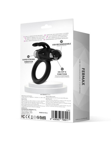 Fermax LATETOBED – wibrujący pierścień z króliczkiem USB