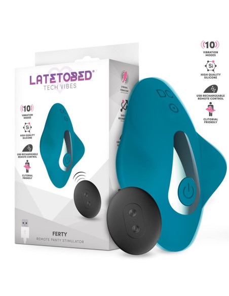 LATETOBED Ferty panty stimulator z pilotem USB