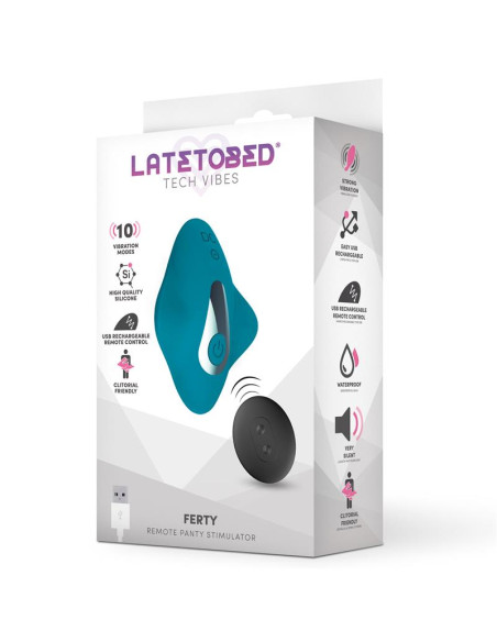 LATETOBED Ferty panty stimulator z pilotem USB