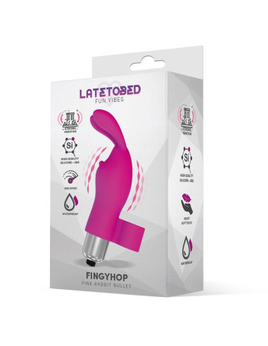 LATETOBED Fingyhop – mini wibrator bullet z króliczkiem