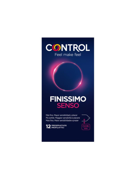CONTROL Finissimo Senso – prezerwatywy 12 szt. | Vibrans