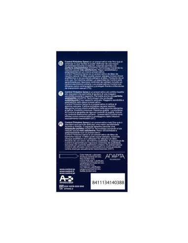 CONTROL Finissimo Senso – prezerwatywy 12 szt. | Vibrans