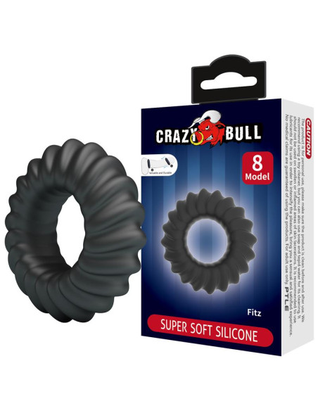 Crazy Bull Fitz Mod 8 – silikonowy pierścień na penisa