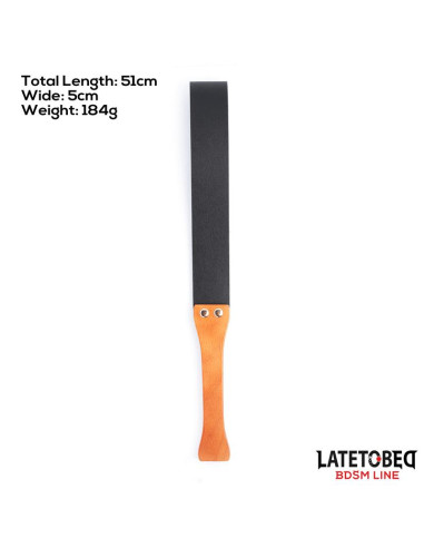 Elastyczne wiosło Latetobed 51 cm — drewniany trzonek