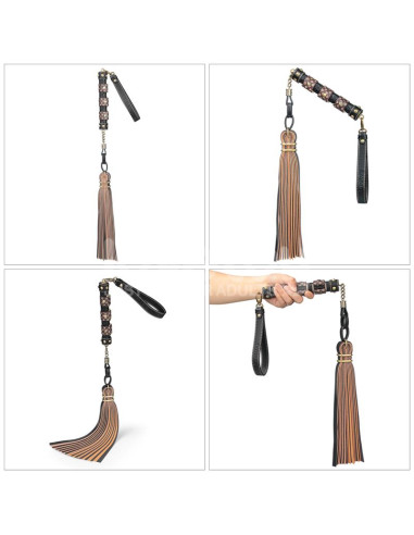 LOVETOY Rebellion Reign Flogger — elegancki flogger 59,7 cm