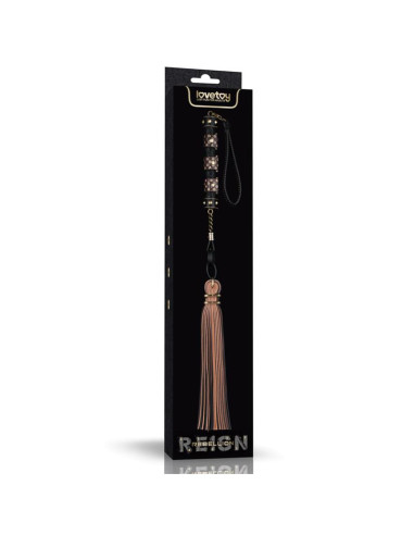 LOVETOY Rebellion Reign Flogger — elegancki flogger 59,7 cm