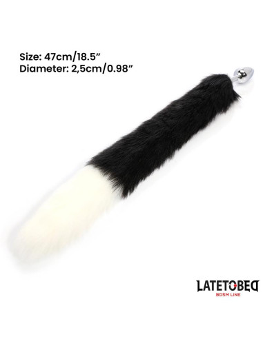 LATETOBED Fox Tail korek analny z ogonem 40 cm