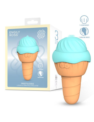Engily Ross Frostylicious — stymulator z lizaniem i wibracją