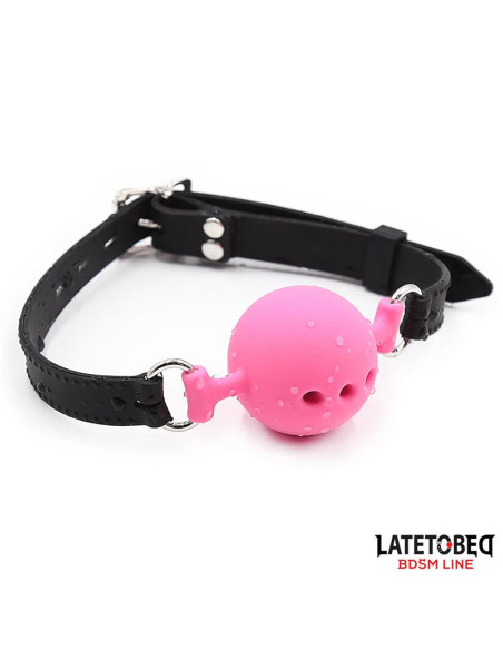 LATETOBED Breathable Silicone Ball Gag S — kula 4 cm