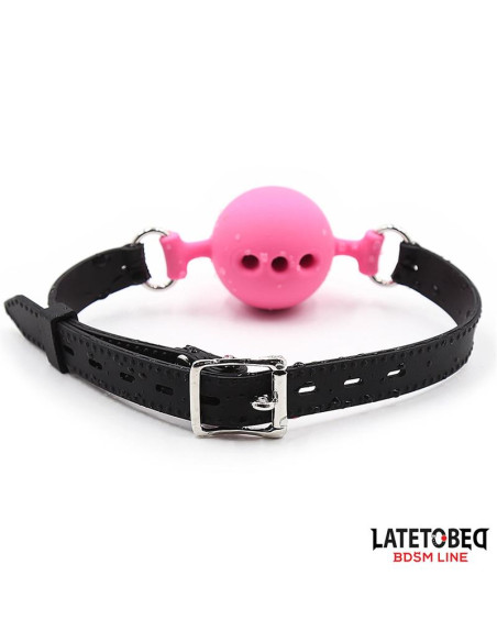 LATETOBED Breathable Silicone Ball Gag S — kula 4 cm
