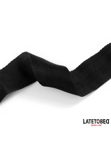 LATETOBED Gag z kajdankami — elegancki zestaw BDSM