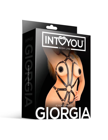 Giorgia Bondage — regulowana uprząż full body | Vibrans