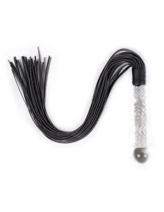 Glass Handle Flogger 70 cm — Latetobed BDSM Line 2