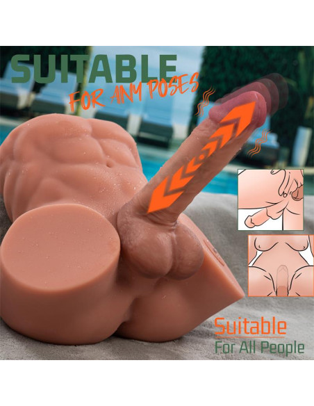 XISE Gretel — półtułów z odłączalnym dildo i aplikacją