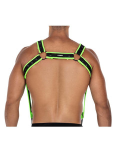CUT4MEN Neo Chest Harness — neoprenowy pas piersiowy Neon Green 2
