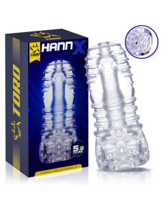 MINOTHOR Hannx1 – rękaw masturbacyjny 15 cm | Vibrans