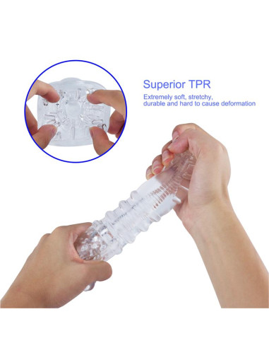 MINOTHOR Hannx1 – rękaw masturbacyjny 15 cm | Vibrans