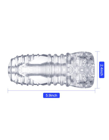 MINOTHOR Hannx1 – rękaw masturbacyjny 15 cm | Vibrans