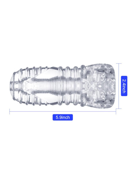 MINOTHOR Hannx1 – rękaw masturbacyjny 15 cm | Vibrans