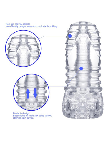 MINOTHOR Hannx1 – rękaw masturbacyjny 15 cm | Vibrans