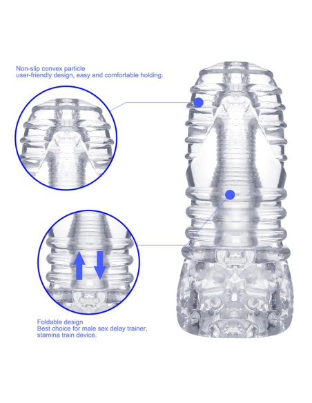 MINOTHOR Hannx1 – rękaw masturbacyjny 15 cm | Vibrans