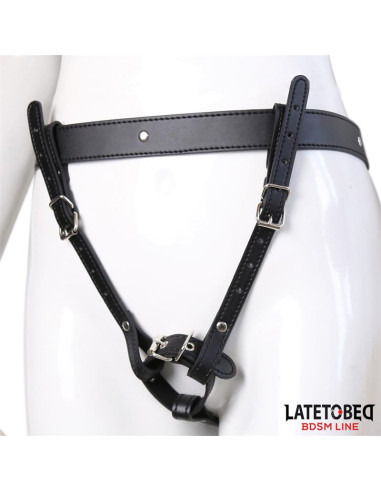 Regulowany pas harness Latetobed BDSM Line — elegancki dodatek