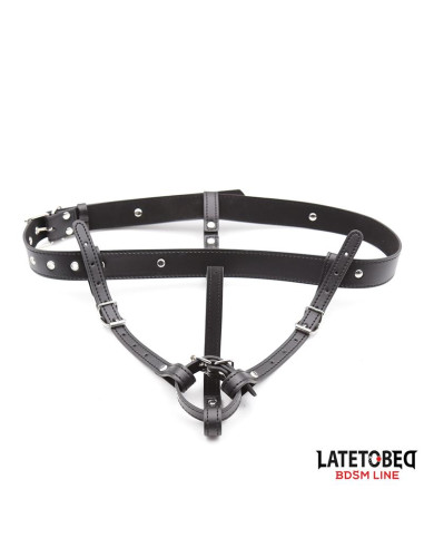 Regulowany pas harness Latetobed BDSM Line — elegancki dodatek