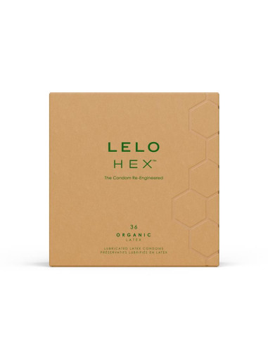 LELO HEX Organic — prezerwatywy 36 szt. | Vibrans