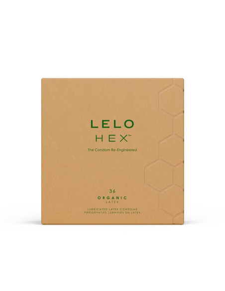 LELO HEX Organic — prezerwatywy 36 szt. | Vibrans