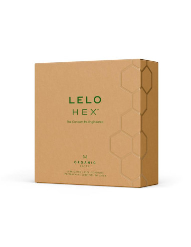 LELO HEX Organic — prezerwatywy 36 szt. | Vibrans