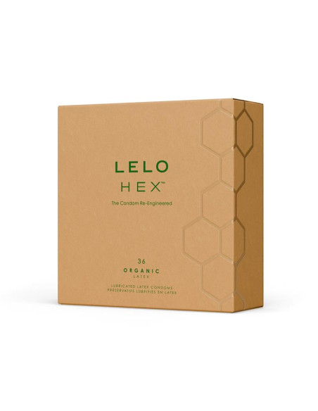 LELO HEX Organic — prezerwatywy 36 szt. | Vibrans