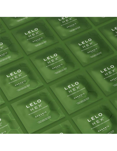 LELO HEX Organic — prezerwatywy 36 szt. | Vibrans