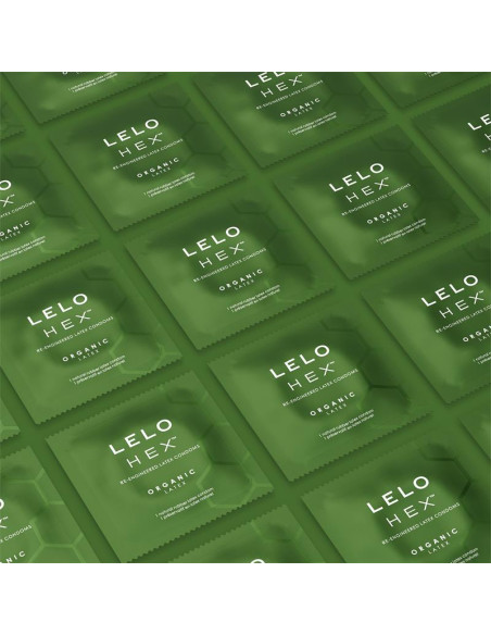 LELO HEX Organic — prezerwatywy 36 szt. | Vibrans