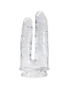 Alive Imperium Double Dildo Jelly Clear — przezroczyste double dildo