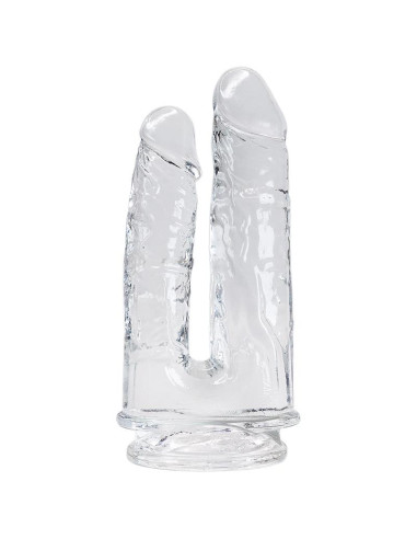 Alive Imperium Double Dildo Jelly Clear — przezroczyste double dildo