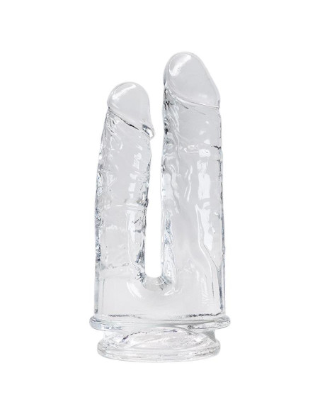Alive Imperium Double Dildo Jelly Clear — przezroczyste double dildo