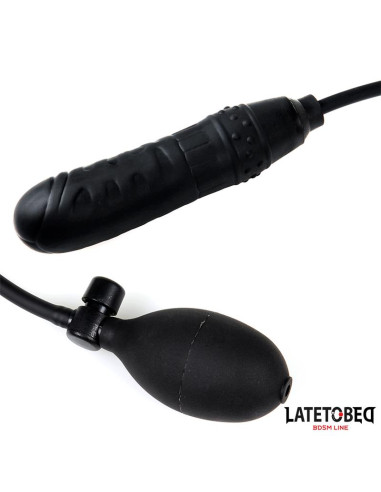 LATETOBED Inflatable Dildo z ręczną pompką