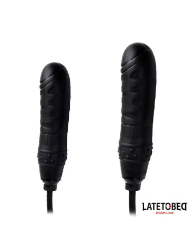 LATETOBED Inflatable Dildo z ręczną pompką